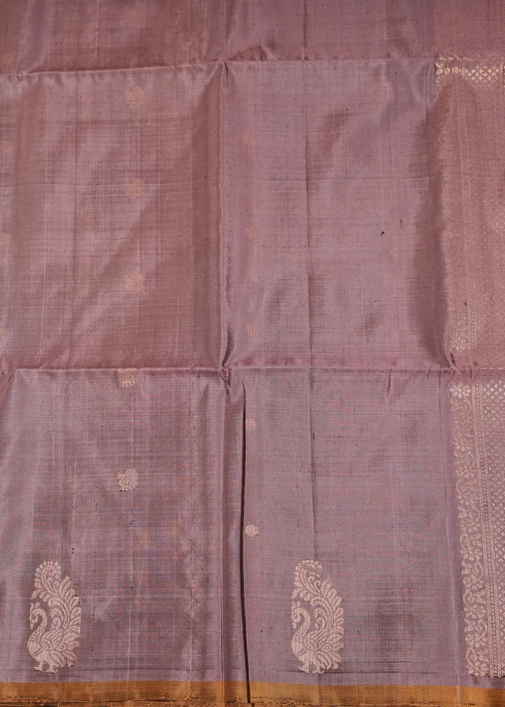 Onion Pink Soft Silk Saree with Honey Border