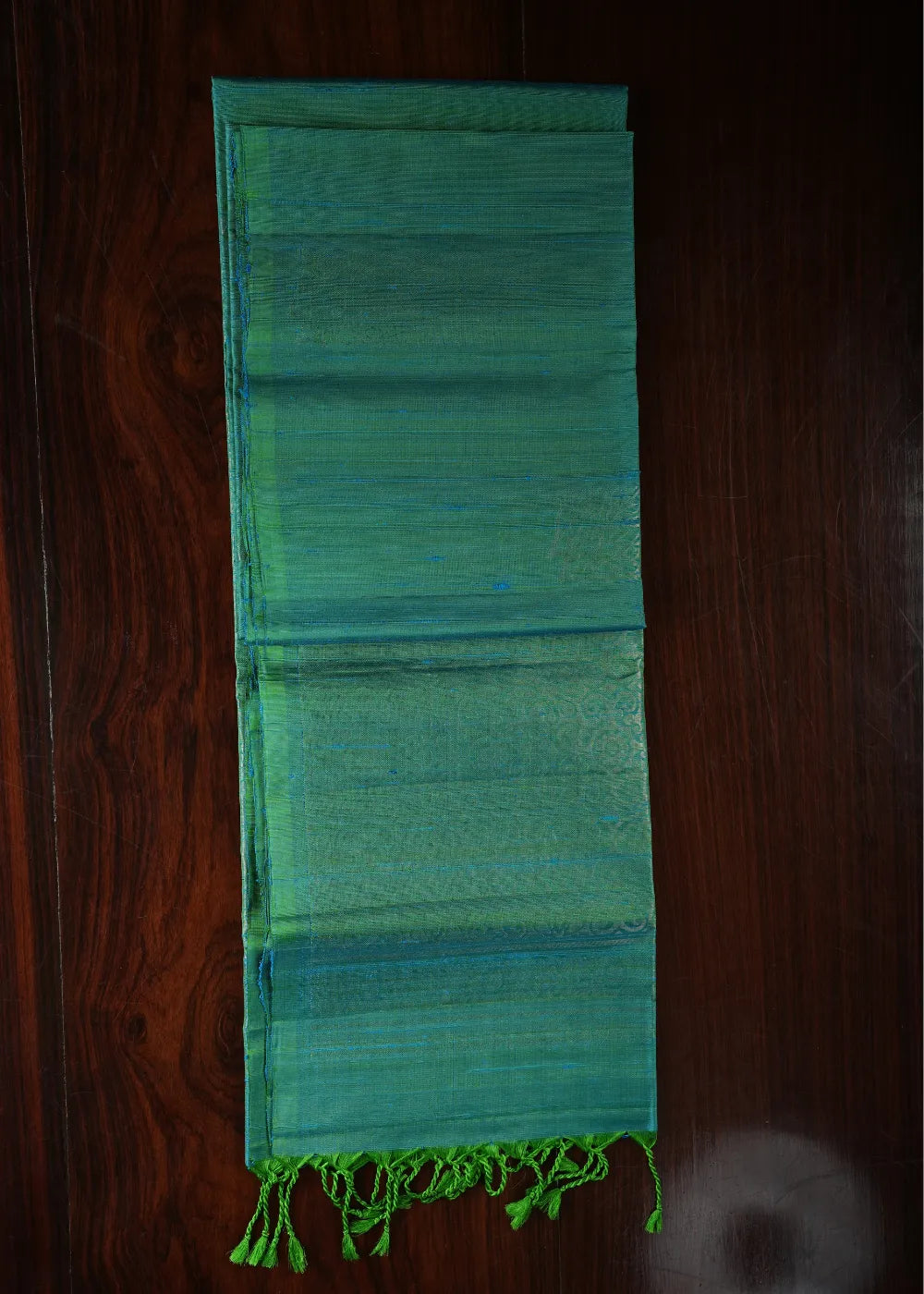 Light Green Ahimsa Jute Silk Saree
