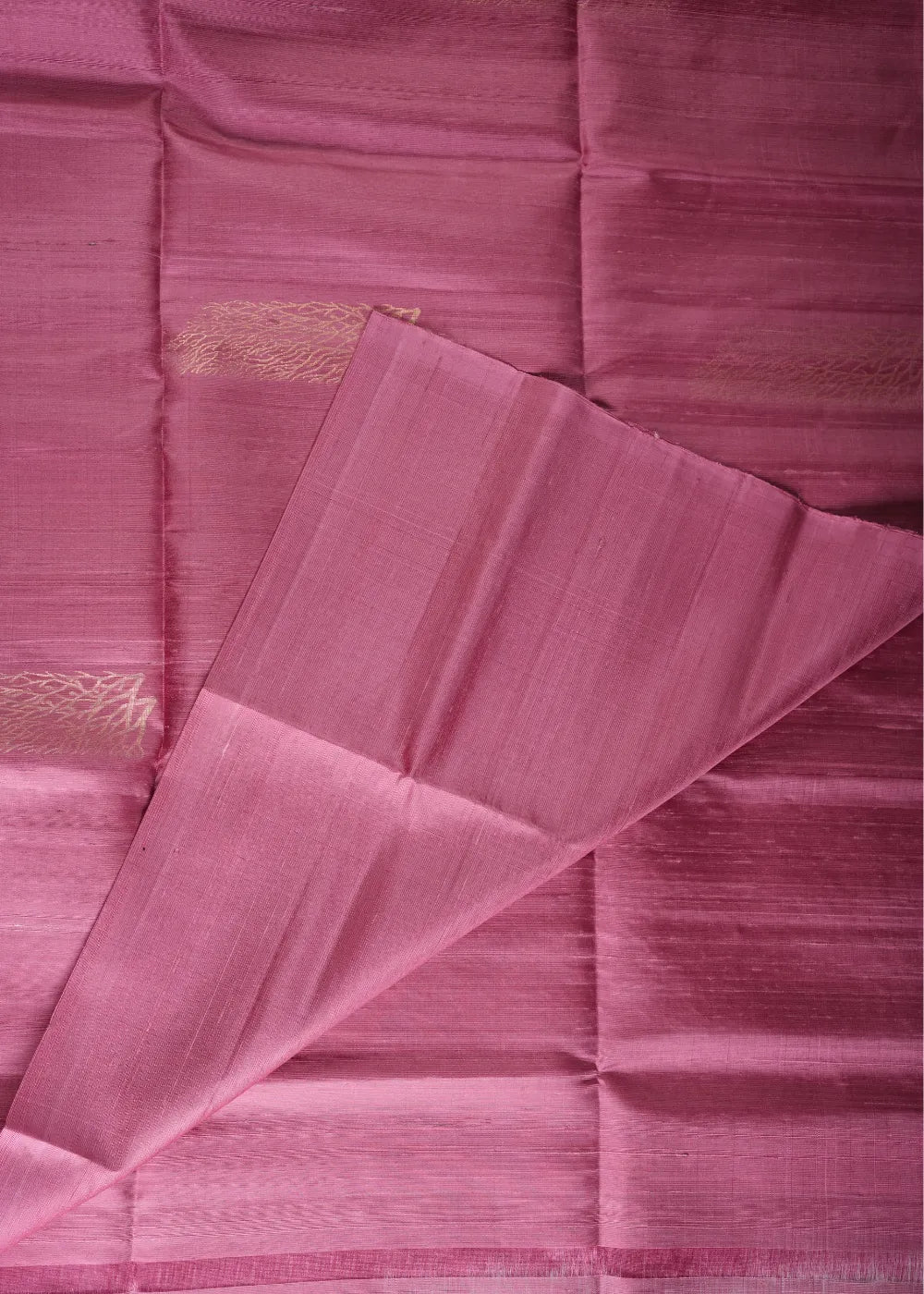 Pink Ahimsa Jute Silk Saree